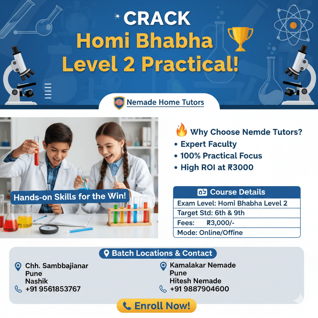 Homi Bhabha Level 2 Practical